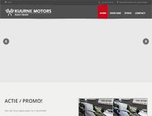 Tablet Screenshot of kuurnemotors.com